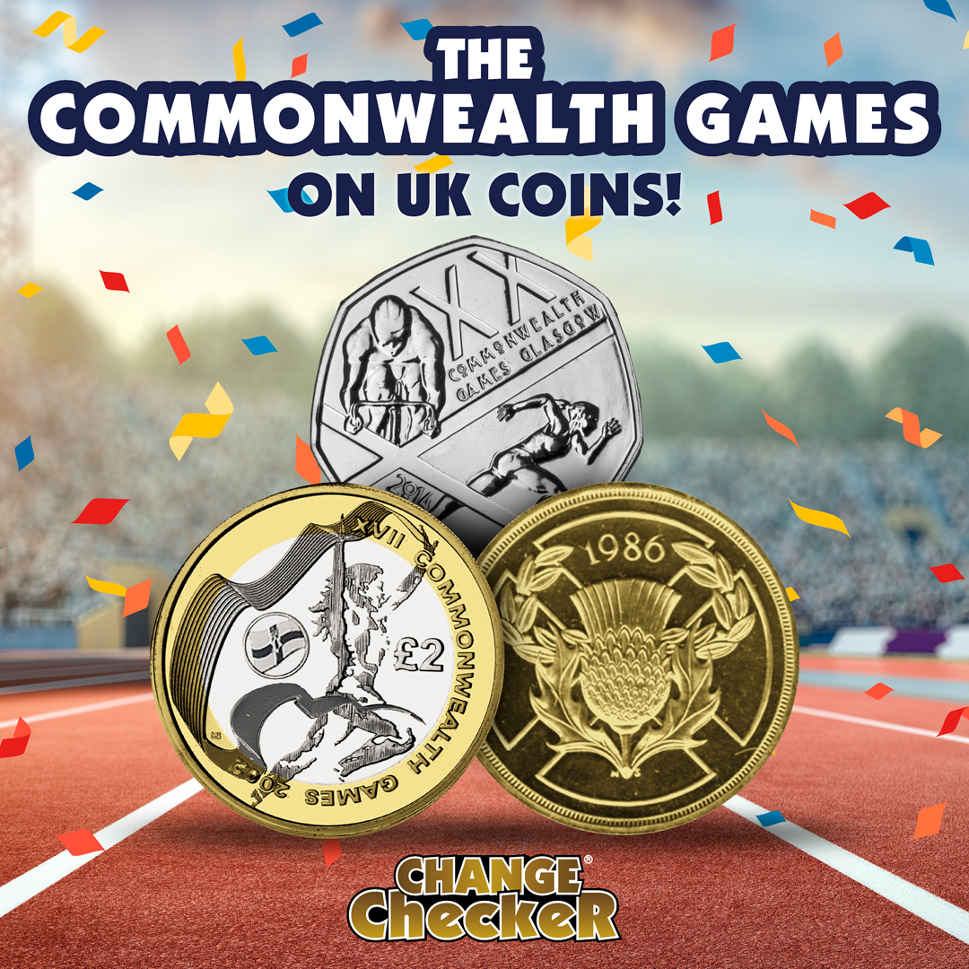 The Commonwealth Games Celebrated on UK Coins! Change Checker