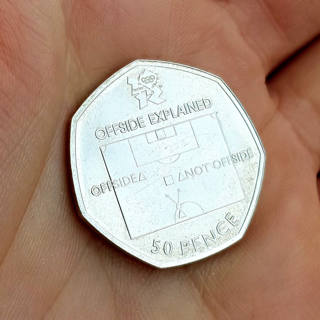 2012 Olympic Football 50p