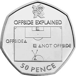 2011 Olympic Football 50p