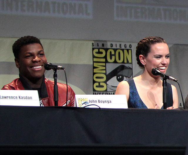 John Boyega and Daisy Ridley at Comic Con San Diego