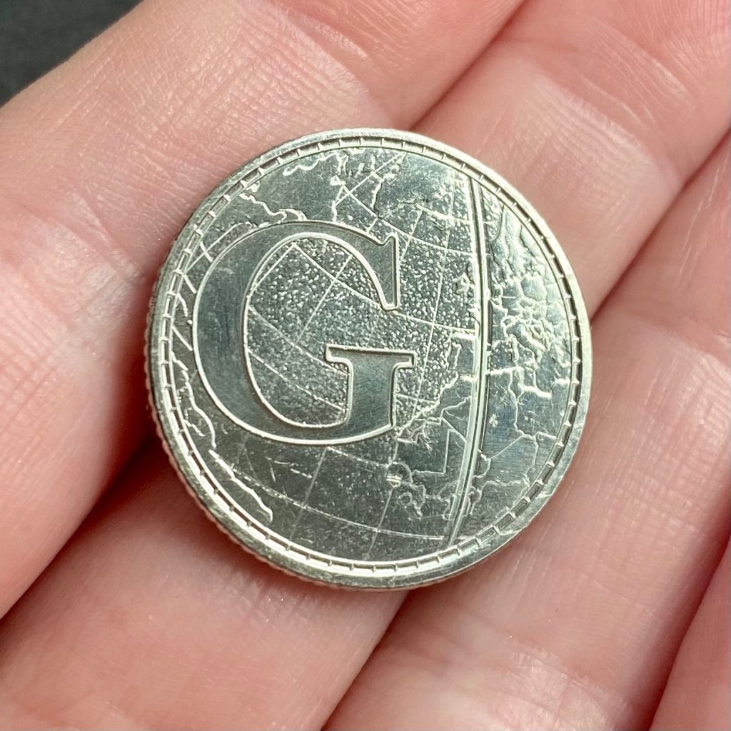 2018 G for Greenwich Meantime 10p